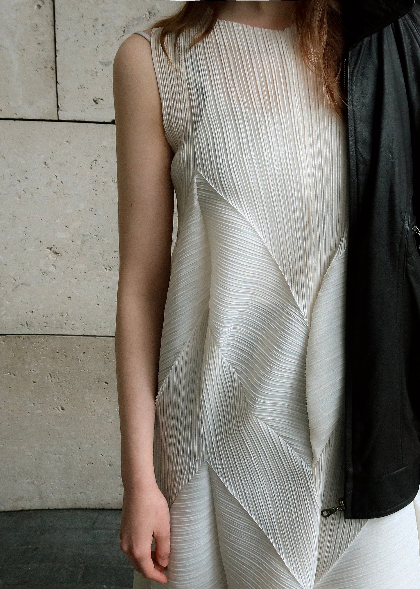 Lantern Pleat Dress