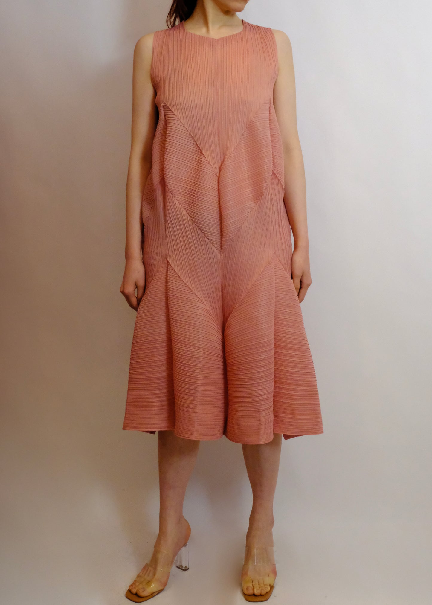 Lantern Pleat Dress