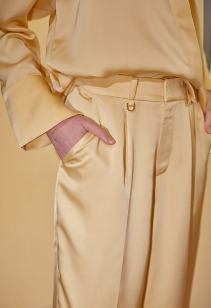 Satin Wide Leg Trouser